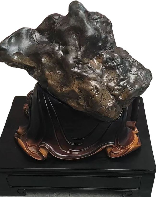 【中华名石典藏】红水河来宾石《千里走单骑》：天工铸忠义 奇石承文脉